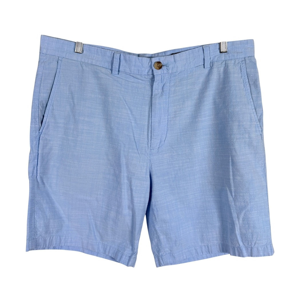 Vineyard Vines Breaker Chino Shorts Mens 38 Blue Cotton Stretch 9 Inch Inseam